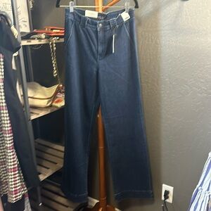 340. Judy Blue High Waisted, Wide Leg Jeans, 7/28 NWT